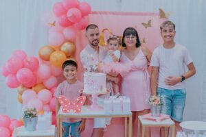 delfina primer ano con familia 2